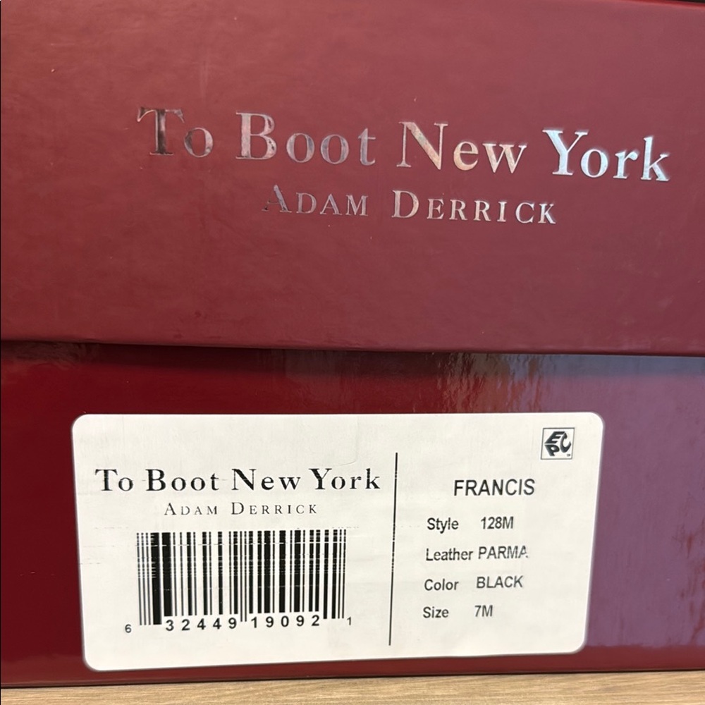 To Boot New York Sleek Black Leather Loafers